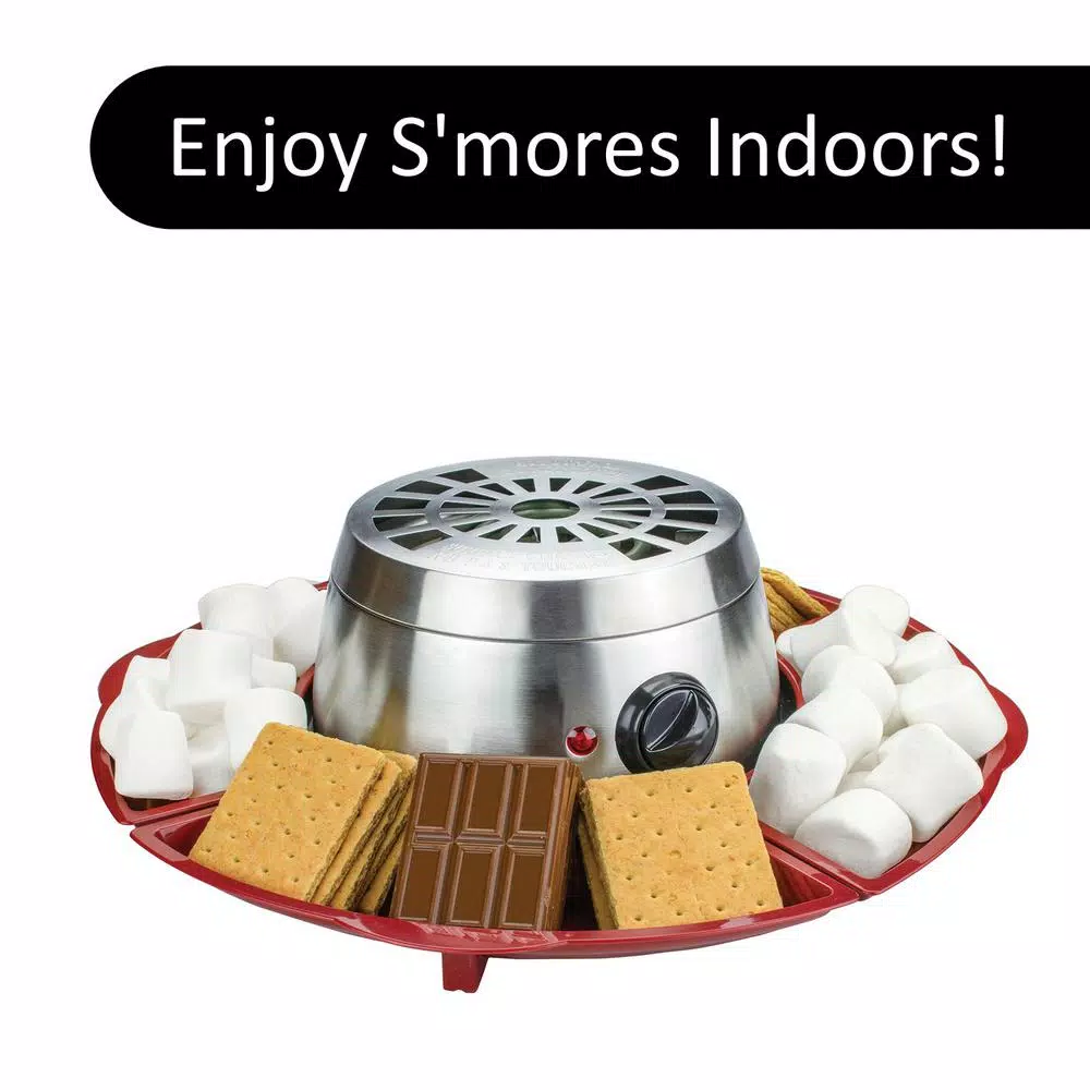 Best reviews of ✨ Brentwood Appliances Silver/Red Indoor Electric Stainless Steel S’mores Maker With 4-Trays And 4-Roasting Forks ⌛ - Image 2