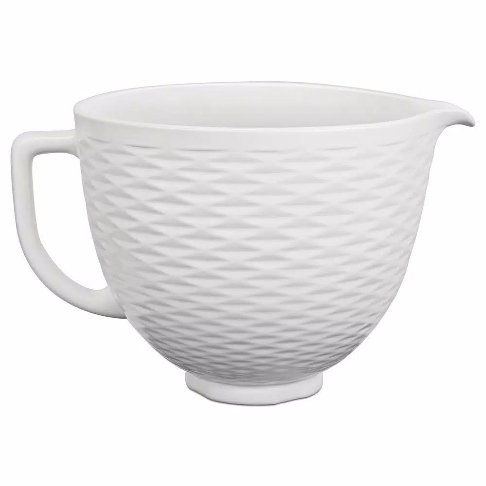 Discount โ KitchenAid 5 Qt. White Chocolate Textured Ceramic Bowl ๐คฉ