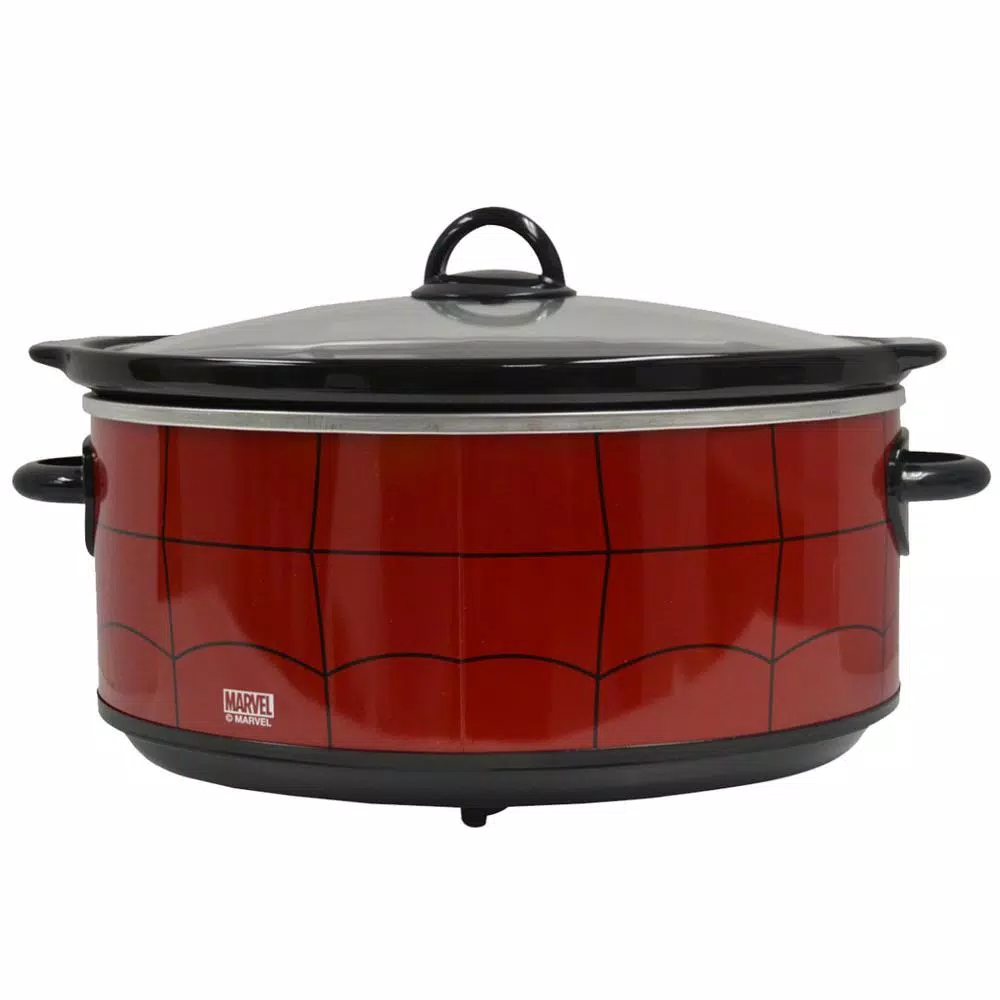 Promo π Uncanny Brands Marvel Spider-Man 7qt. Red Slow Cooker π - Image 2