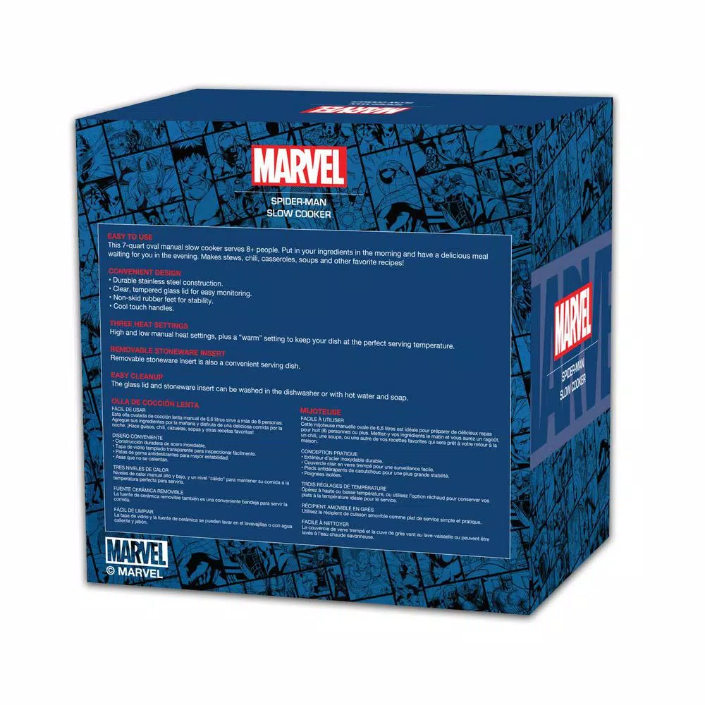 Promo π Uncanny Brands Marvel Spider-Man 7qt. Red Slow Cooker π - Image 6
