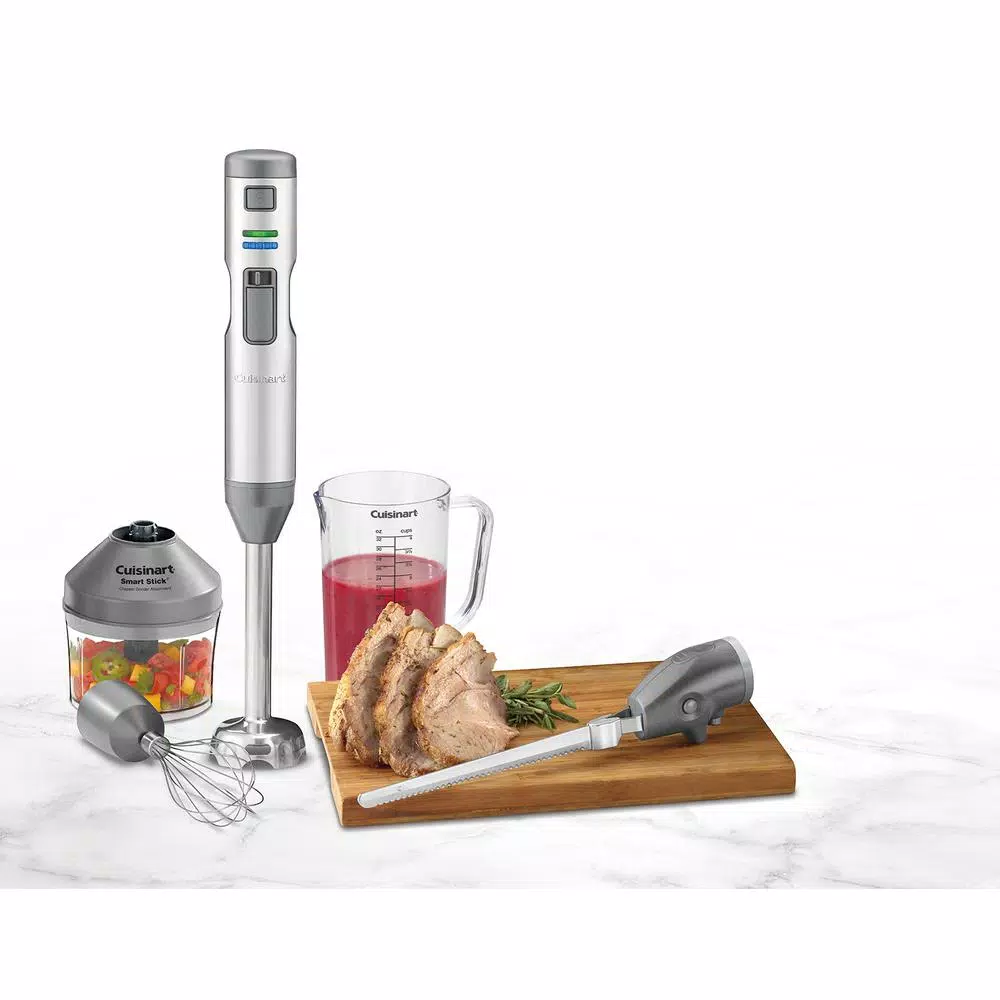 Best Pirce π Cuisinart Smart Stick 5-Speed Stainless Steel Immersion Blender With Whisk, Chopper And Electric Knife Attachments β - Image 7