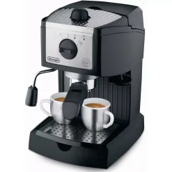 Cheap π DeLonghi EC155 15-Bar Black And Silver Espresso Machine And Cappuccino Maker β€οΈ