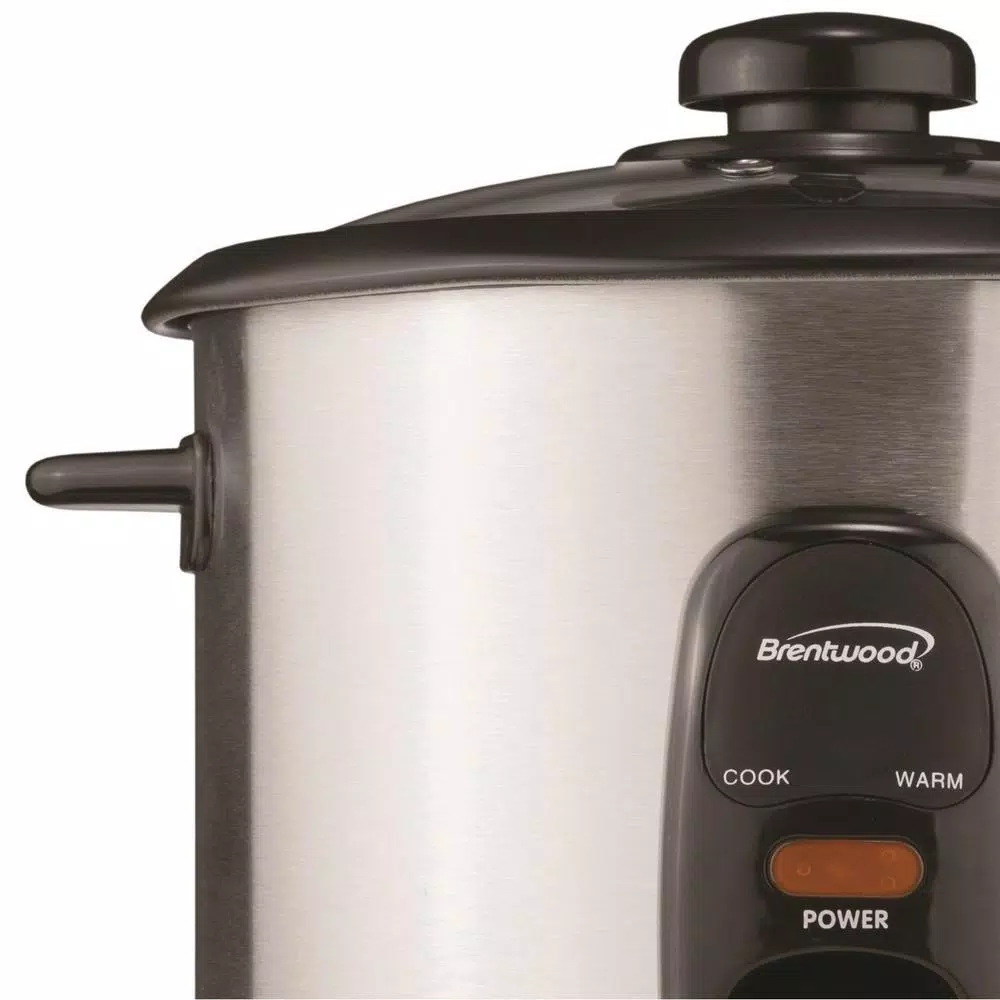 Buy β¨ Brentwood 10-Cup Silver Rice Cooker β¨ - Image 3