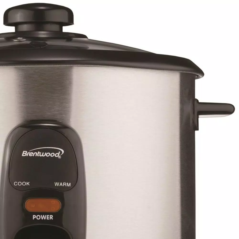Buy β¨ Brentwood 10-Cup Silver Rice Cooker β¨ - Image 4