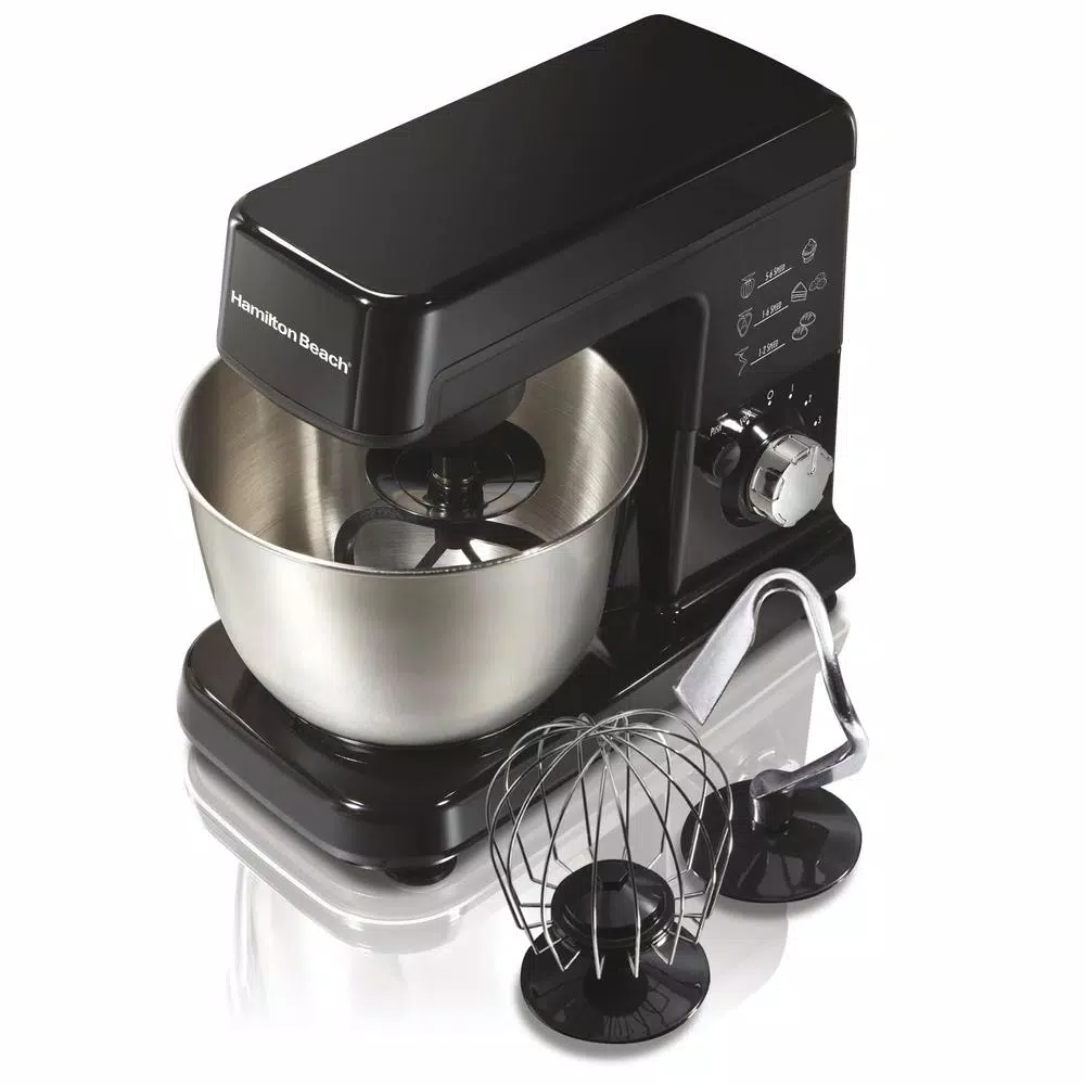Best Sale π Hamilton Beach 3.5-Quart Black 6-Speed Stand Mixer π - Image 8