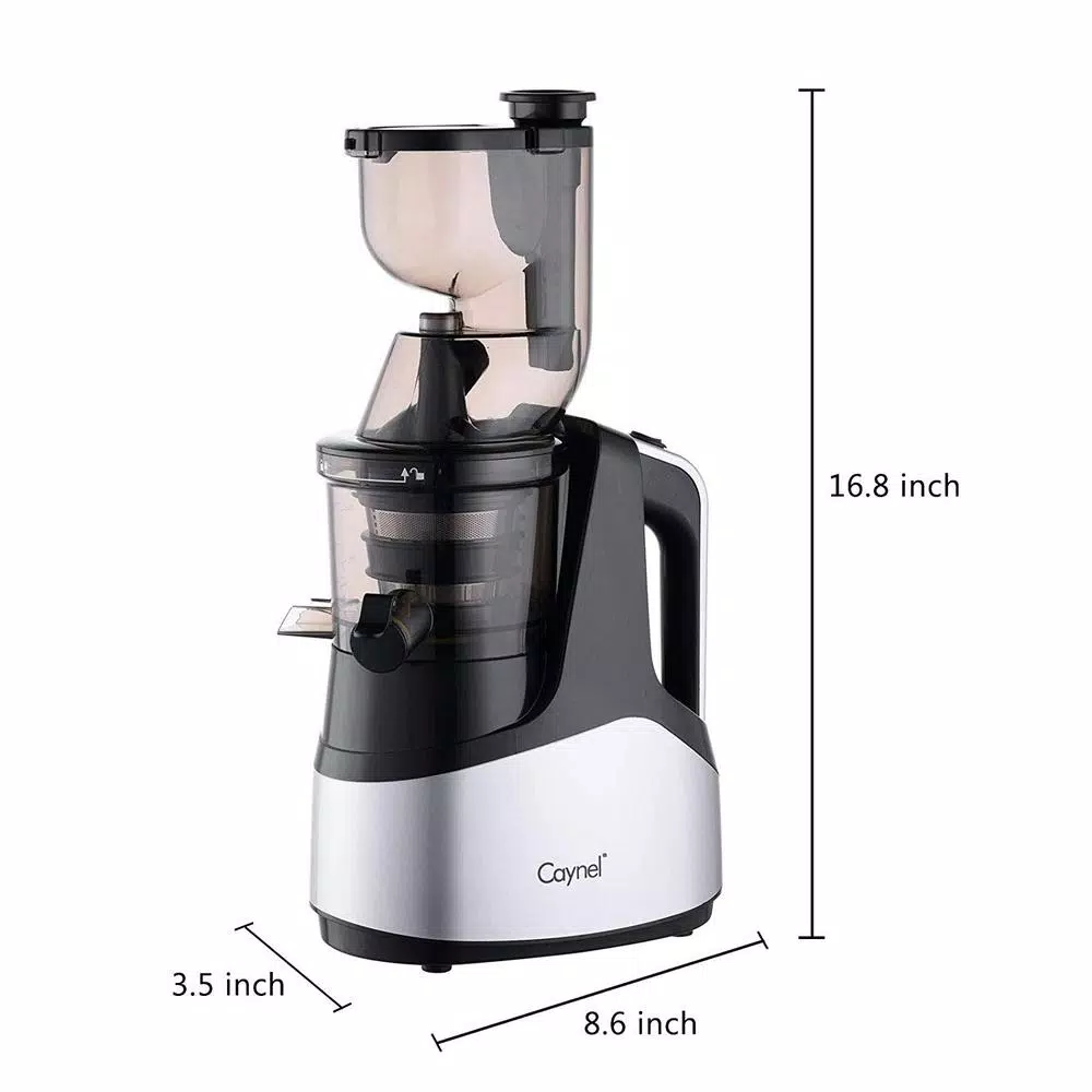 Promo β Boyel Living Silver Slow Black Masticating Juicer Cold Press High Yield Vertical Juicer π - Image 2