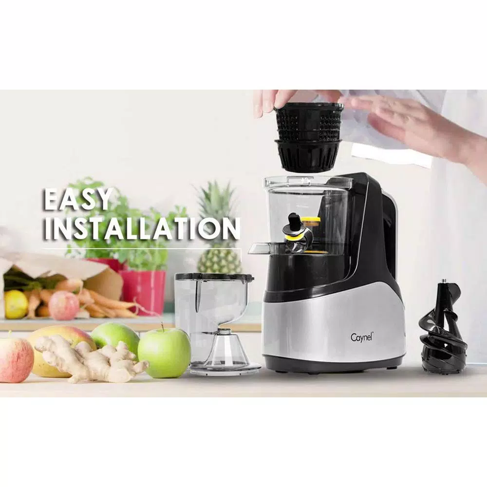 Promo β Boyel Living Silver Slow Black Masticating Juicer Cold Press High Yield Vertical Juicer π - Image 6