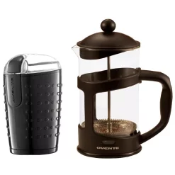 Best Sale β Ovente Electric Coffee Bean Grinder And French Press π