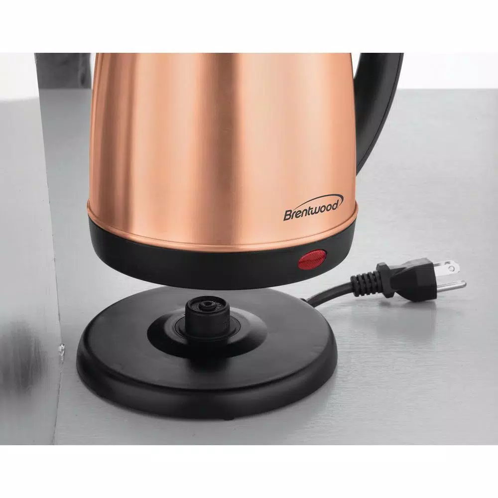 Discount π Brentwood Appliances 5-Cup Rose Gold Cordless Electric Kettle π - Image 7