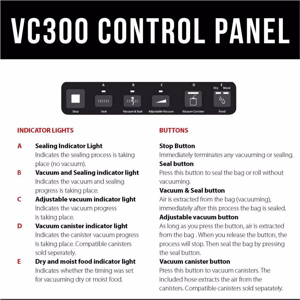 Cheap 𧨠CASO VC 300 Brushed Black Stainless Steel Food Vacuum Sealer π - Image 5