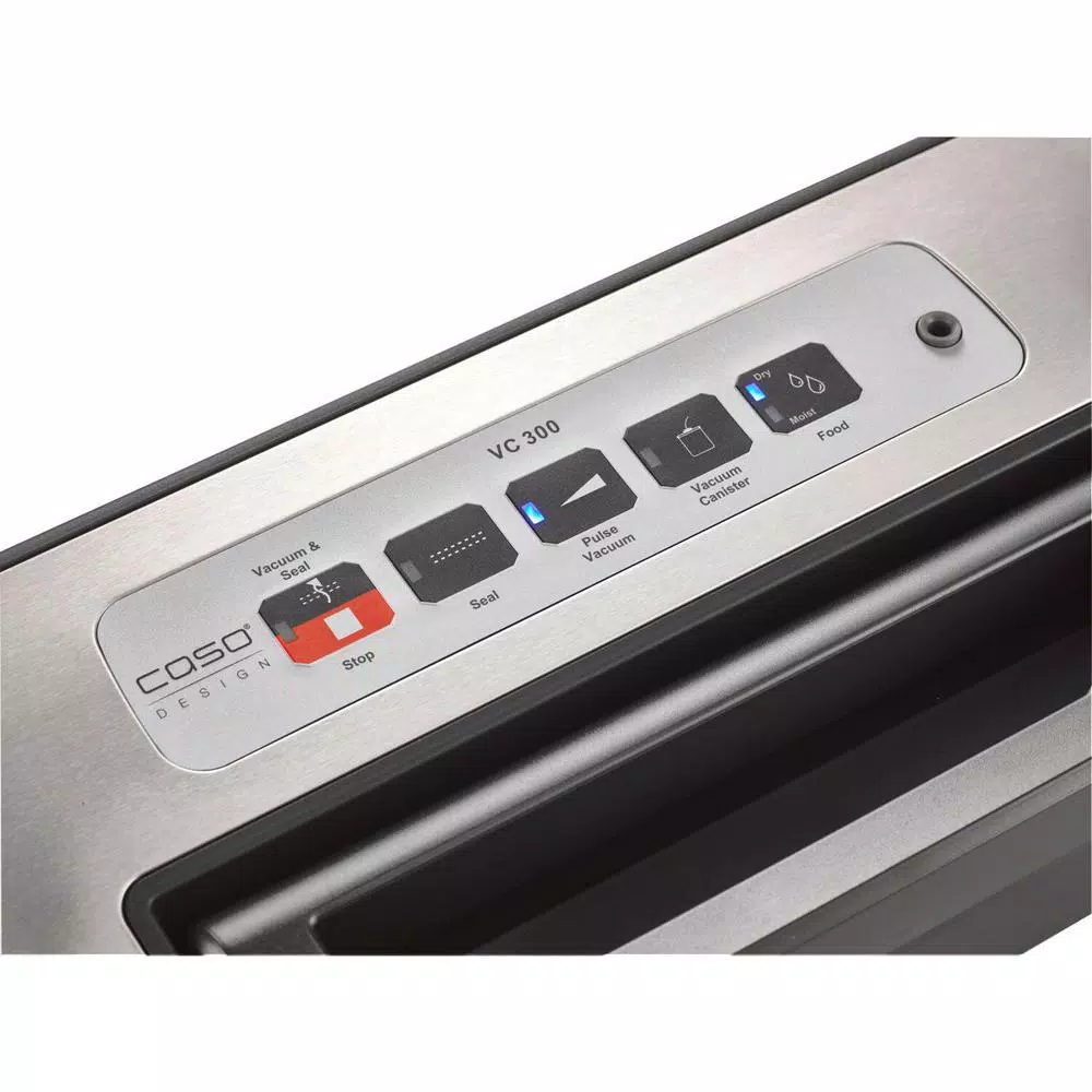 Cheap 𧨠CASO VC 300 Brushed Black Stainless Steel Food Vacuum Sealer π - Image 6