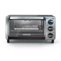 Hot Sale β€οΈ BLACK+DECKER 1150 W 4-Slice Stainless Steel Convection Toaster Oven With Built-In Timer π₯