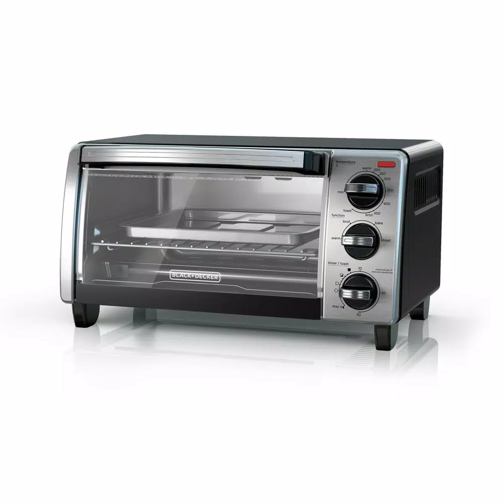 Hot Sale β€οΈ BLACK+DECKER 1150 W 4-Slice Stainless Steel Convection Toaster Oven With Built-In Timer π₯ - Image 2