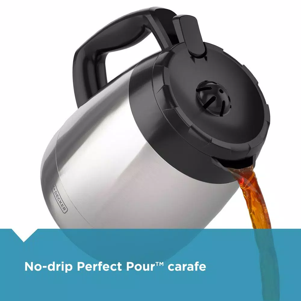 Deals βοΈ BLACK+DECKER 12-Cup Programmable Stainless Steel Drip Coffee Maker With Thermal Carafe β - Image 5