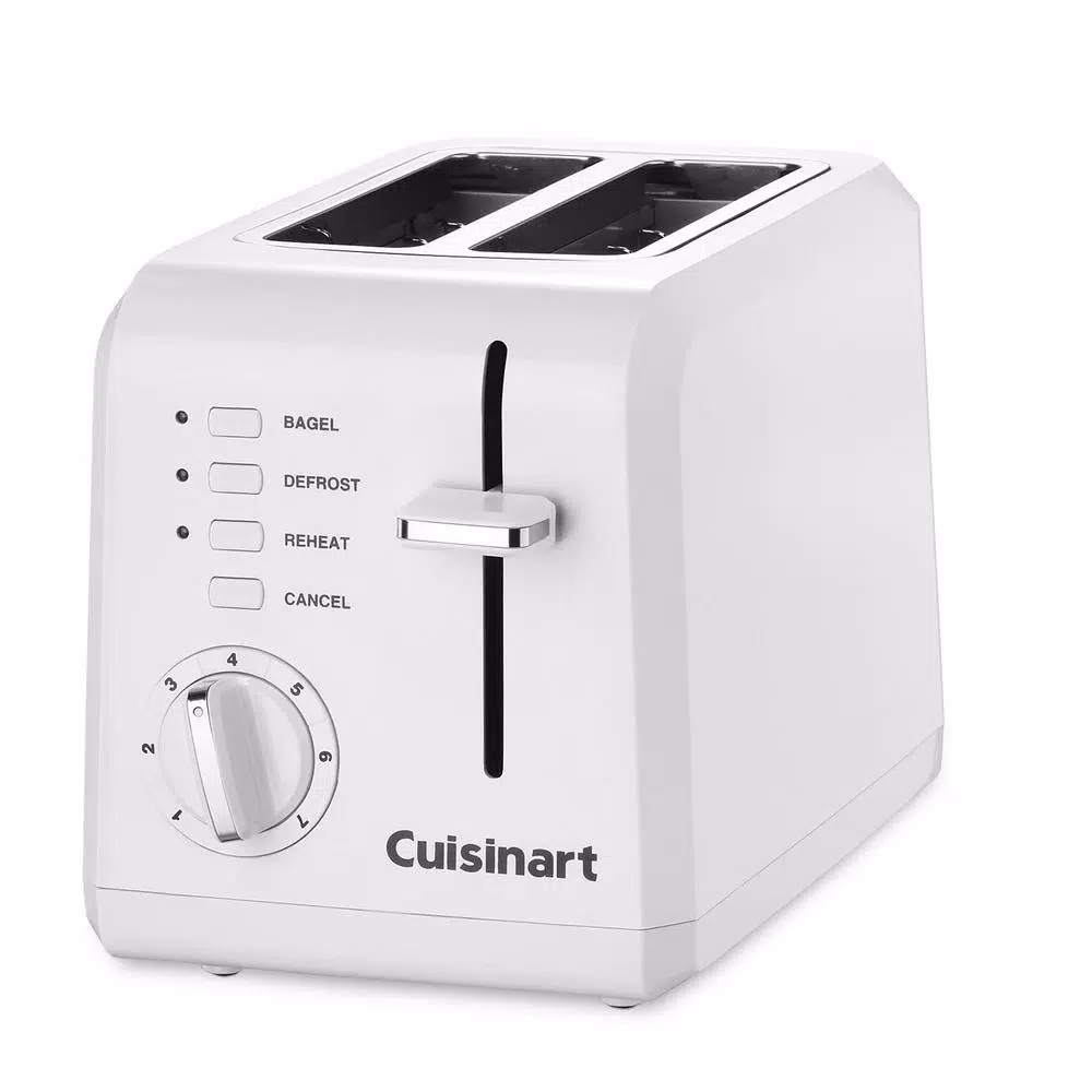 Wholesale π₯ Cuisinart Compact 2-Slice White Wide Slot Toaster With Crumb Tray π - Image 2