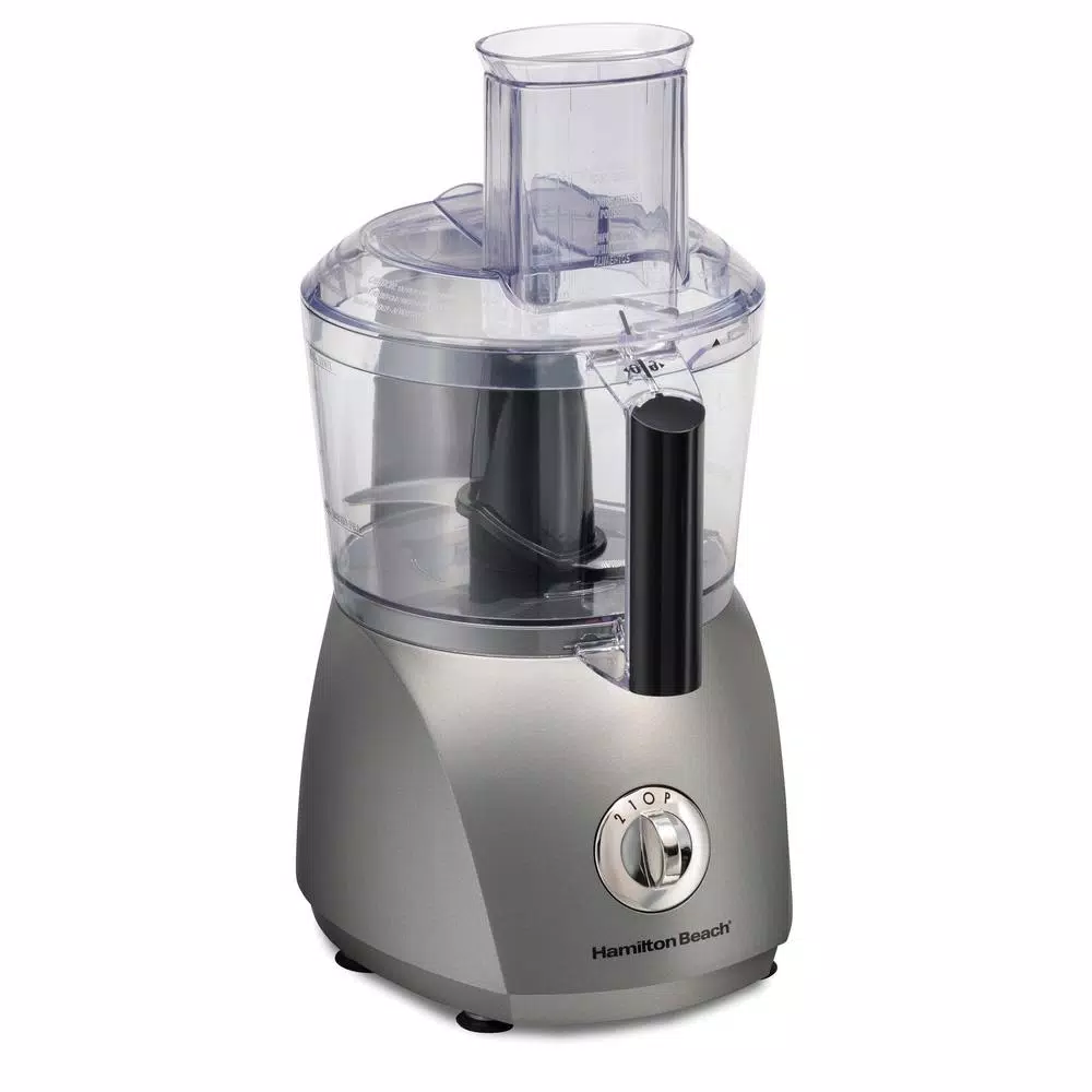 Brand new 𧨠Hamilton Beach 10-Cup 3-Speed Grey Food Processor With 6 Functions π
