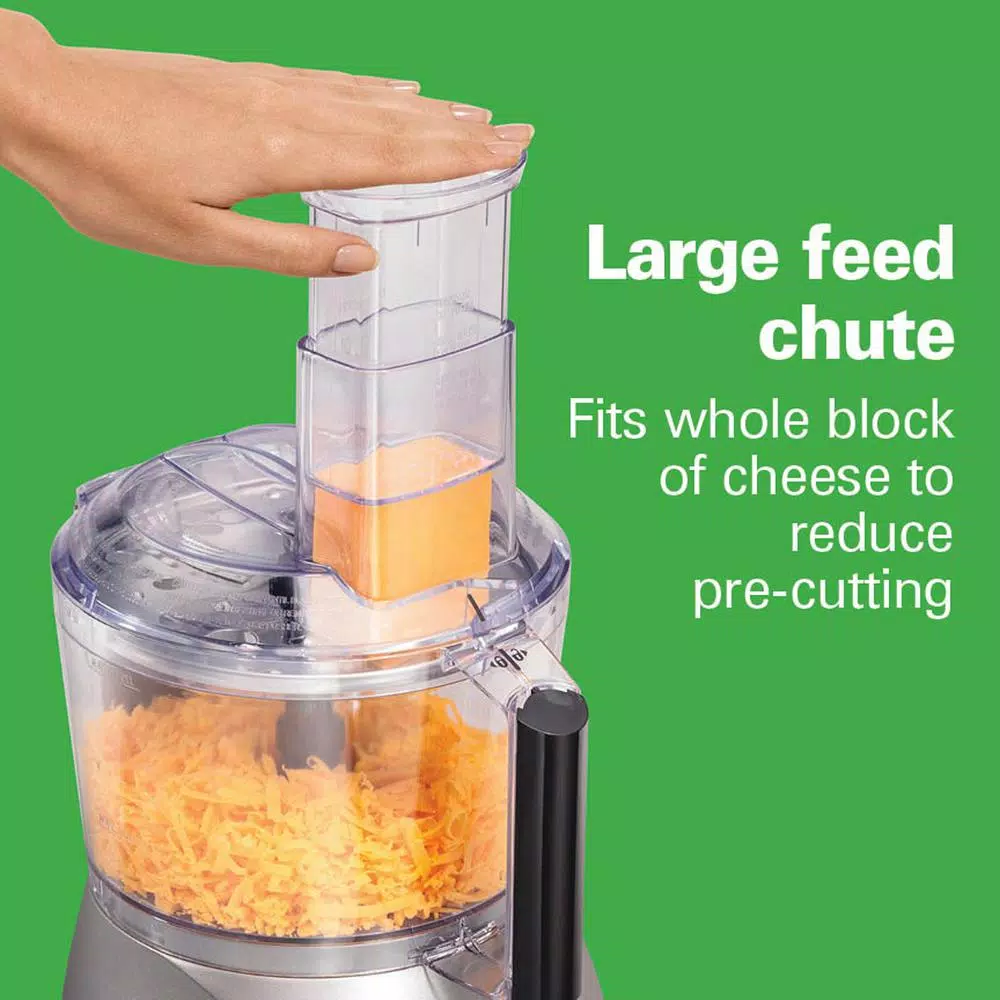 Brand new 𧨠Hamilton Beach 10-Cup 3-Speed Grey Food Processor With 6 Functions π - Image 4