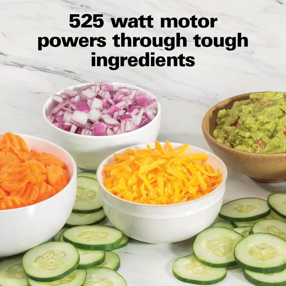 Brand new 𧨠Hamilton Beach 10-Cup 3-Speed Grey Food Processor With 6 Functions π - Image 5