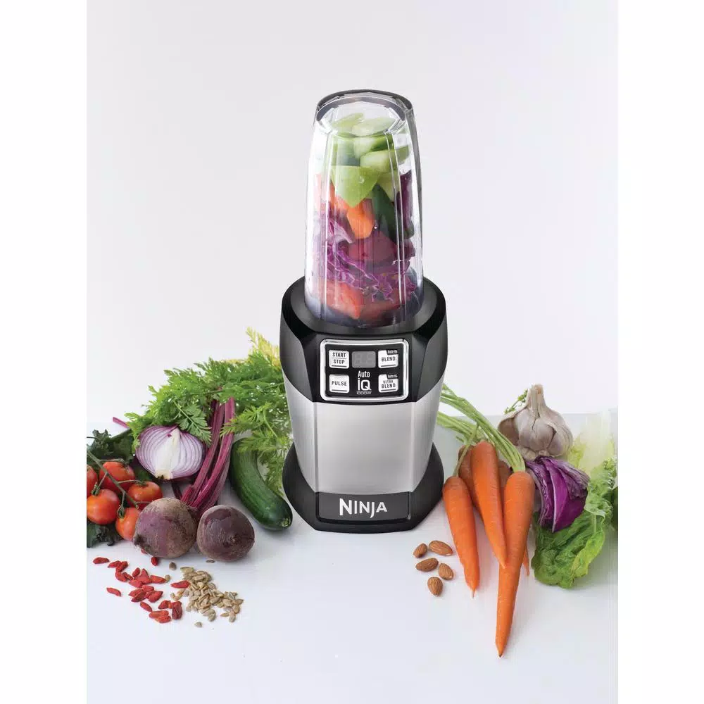 Outlet π NINJA Nutri Auto IQ 24 Oz. 3-Speed Black High Speed Single Serve Blender π - Image 9