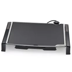 Coupon π Presto Tilt And Fold 254 Sq. In. Black Electric Griddle With Temperature Sensor π