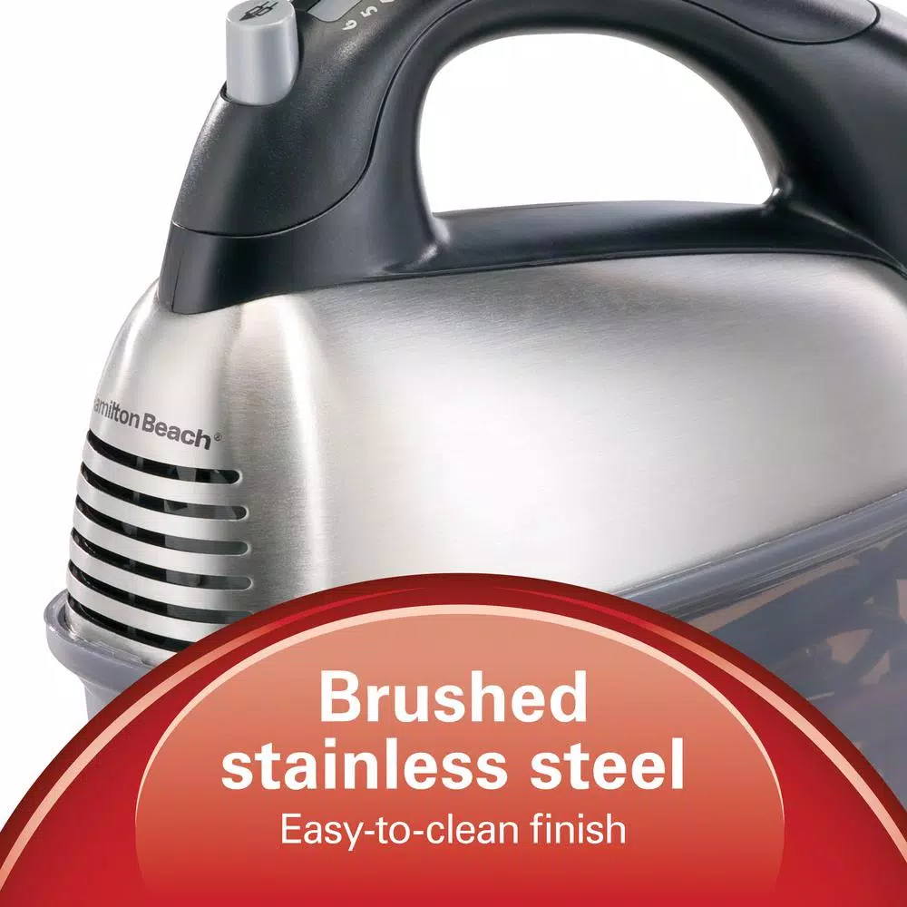 Deals π Hamilton Beach SoftScrape 6-Speed Stainless Steel Hand Mixer With Snap-On Case π― - Image 8