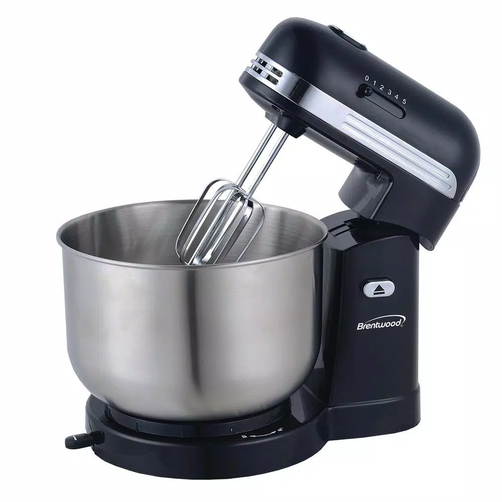Wholesale π Brentwood Appliances 3 Qt. 5-Speed Black With Stainless Steel Mixing Bowl Stand Mixer π