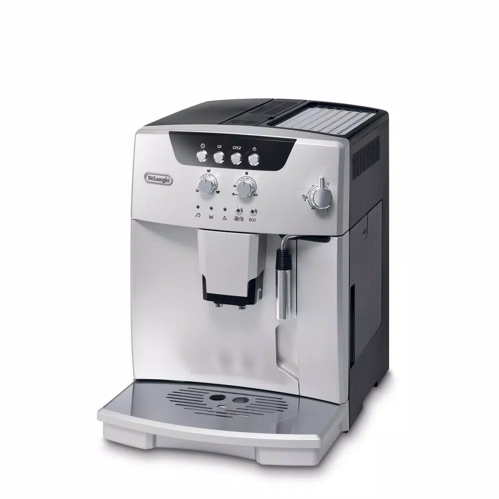 Outlet ❤️ DeLonghi Magnifica Fully Automatic Stainless Steel Espresso Machine With Manual Cappuccino Maker System 🤩