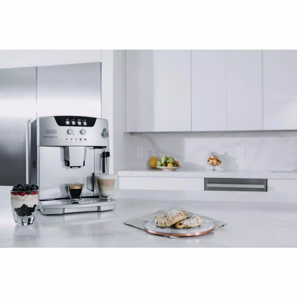 Outlet ❤️ DeLonghi Magnifica Fully Automatic Stainless Steel Espresso Machine With Manual Cappuccino Maker System 🤩 - Image 7