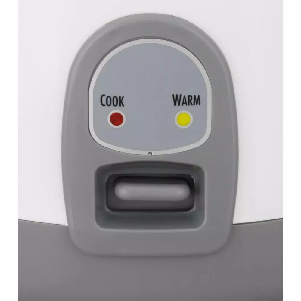 Cheap π€© Hamilton Beach 8-Cup White Rice Cooker And Warmer With Non-Stick Cooking Pot, Rice Paddle And Measuring Cup β¨ - Image 3