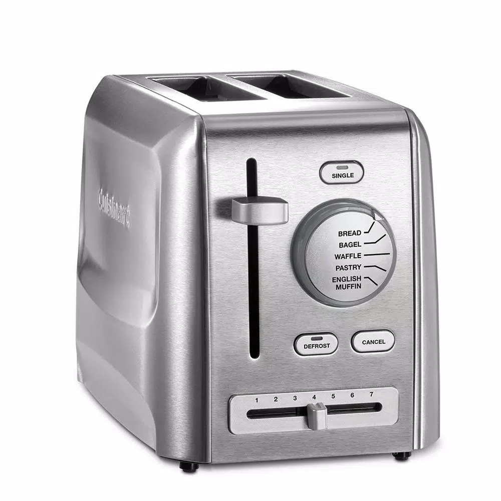 Hot Sale π Cuisinart Custom Select 2-Slice Stainless Steel Toaster With Crumb Tray β¨ - Image 2