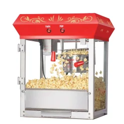 New π Great Northern 6106 Great 6 Oz. Northern Popcorn Red Foundation Top Popcorn Popper Machine π₯