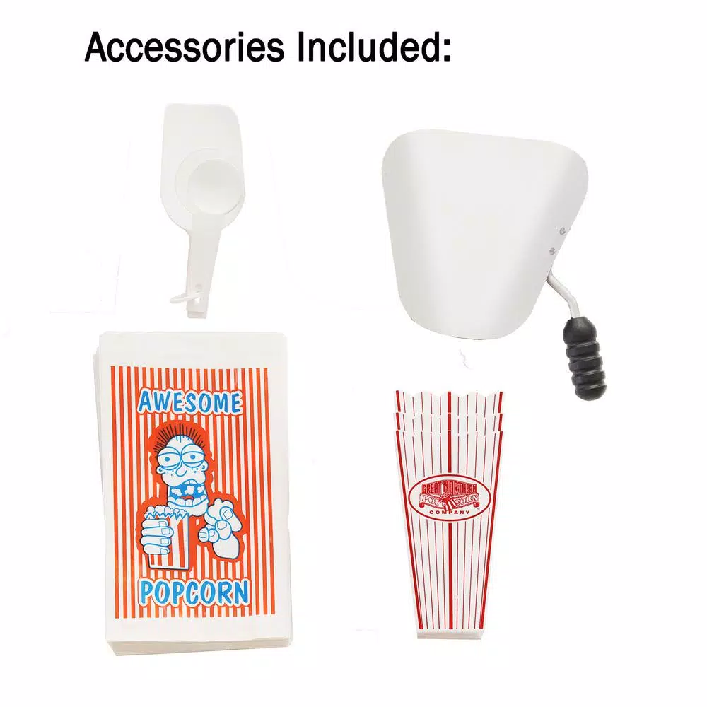 New π Great Northern 6106 Great 6 Oz. Northern Popcorn Red Foundation Top Popcorn Popper Machine π₯ - Image 5