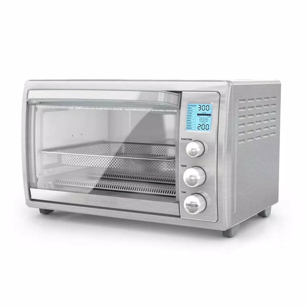 Deals π BLACK+DECKER Crisp βN Bake 8-Slice Air Fry Toaster Oven No Preheat, Stainless π