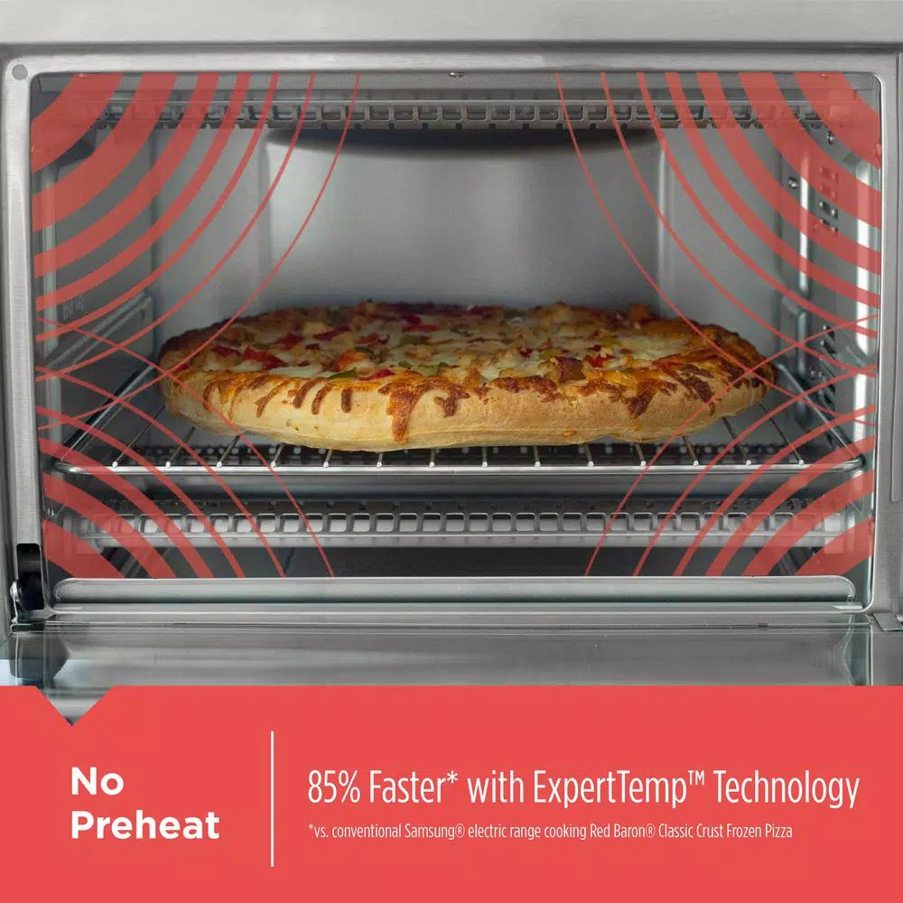 Deals π BLACK+DECKER Crisp βN Bake 8-Slice Air Fry Toaster Oven No Preheat, Stainless π - Image 3