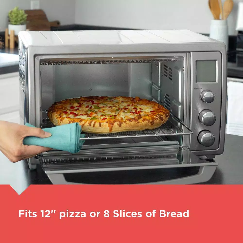 Deals π BLACK+DECKER Crisp βN Bake 8-Slice Air Fry Toaster Oven No Preheat, Stainless π - Image 5