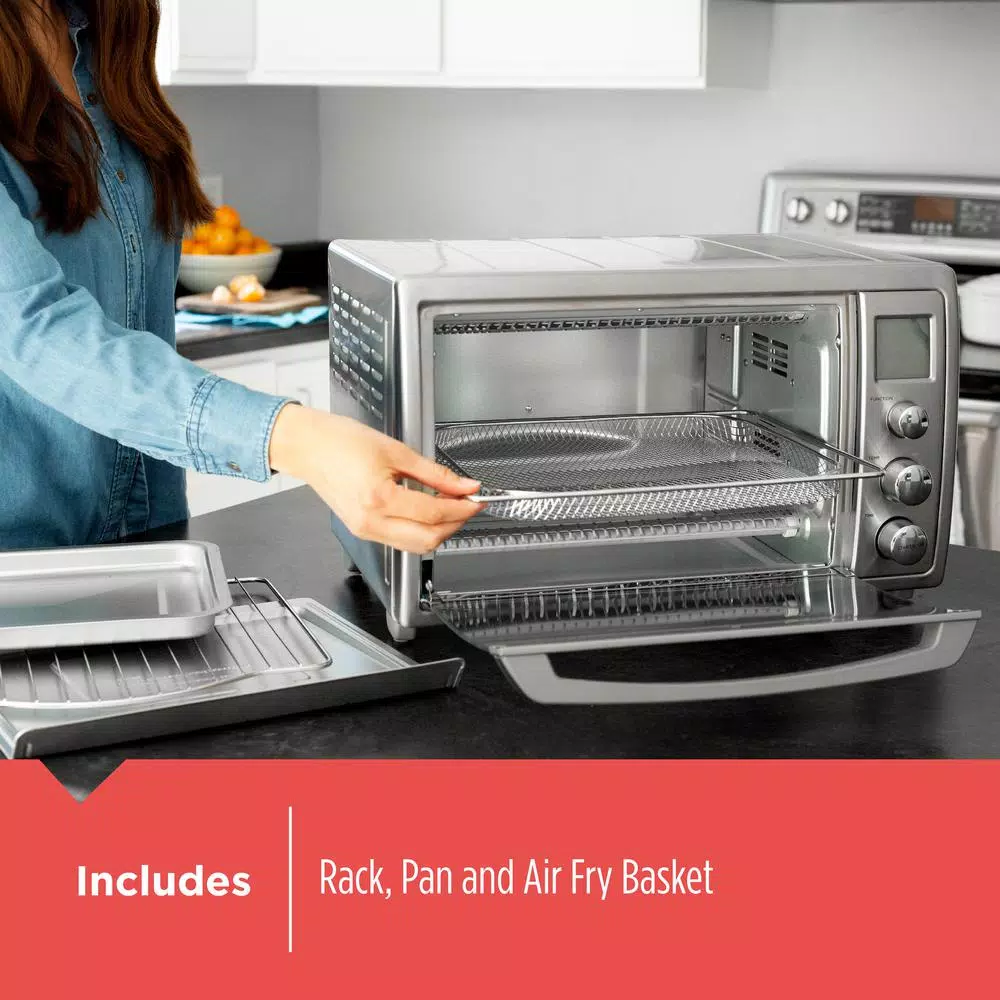 Deals π BLACK+DECKER Crisp βN Bake 8-Slice Air Fry Toaster Oven No Preheat, Stainless π - Image 6