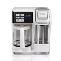 Deals π Hamilton Beach 12-Cup White FlexBrew 2-Way Coffee Maker π