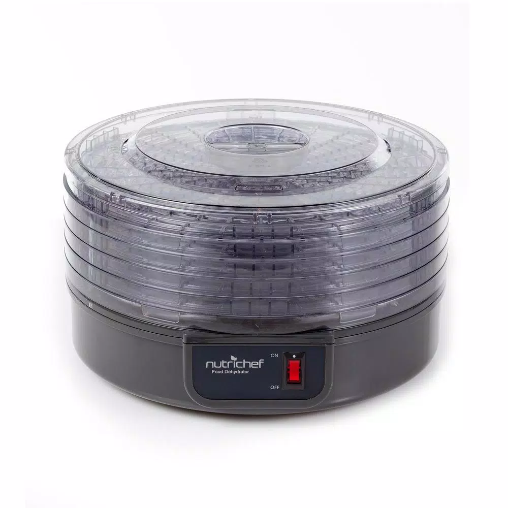 Coupon β€οΈ NutriChef 5-Tray Black Electric Countertop Food Dehydrator Food Preserver π§¨