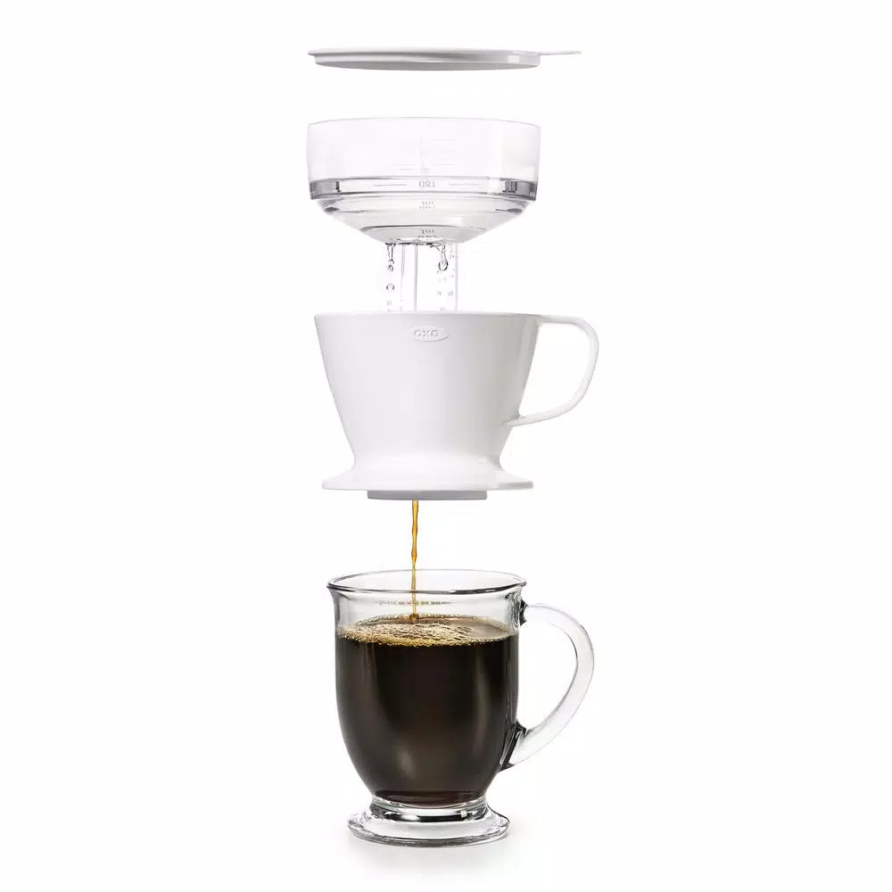 Promo π OXO Good Grips 1.5-Cup White Pour-Over Coffee Maker β - Image 8