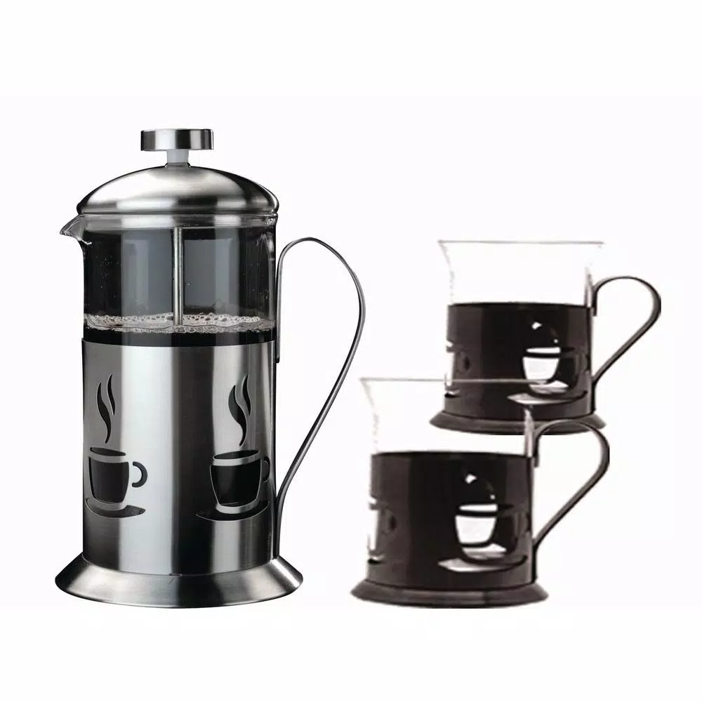 Promo π― BergHOFF CooknCo 2.5-Cup Stainless Steel And Glass French Press π₯ - Image 4
