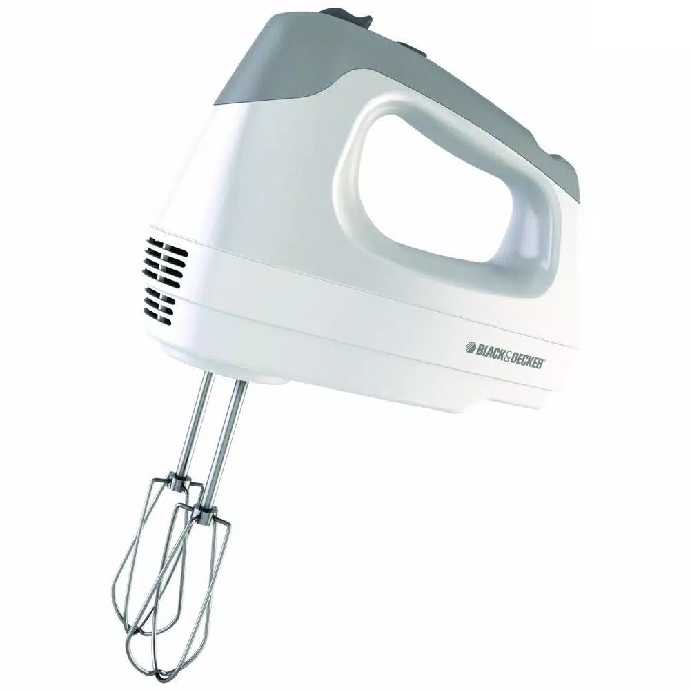 Brand new π BLACK+DECKER 6-Speed White Hand Mixer With Beater, Whisk, Whip And Dough Hook Attachments π