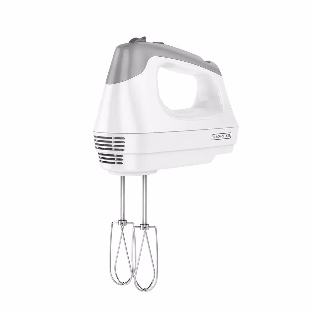 Brand new π BLACK+DECKER 6-Speed White Hand Mixer With Beater, Whisk, Whip And Dough Hook Attachments π - Image 2