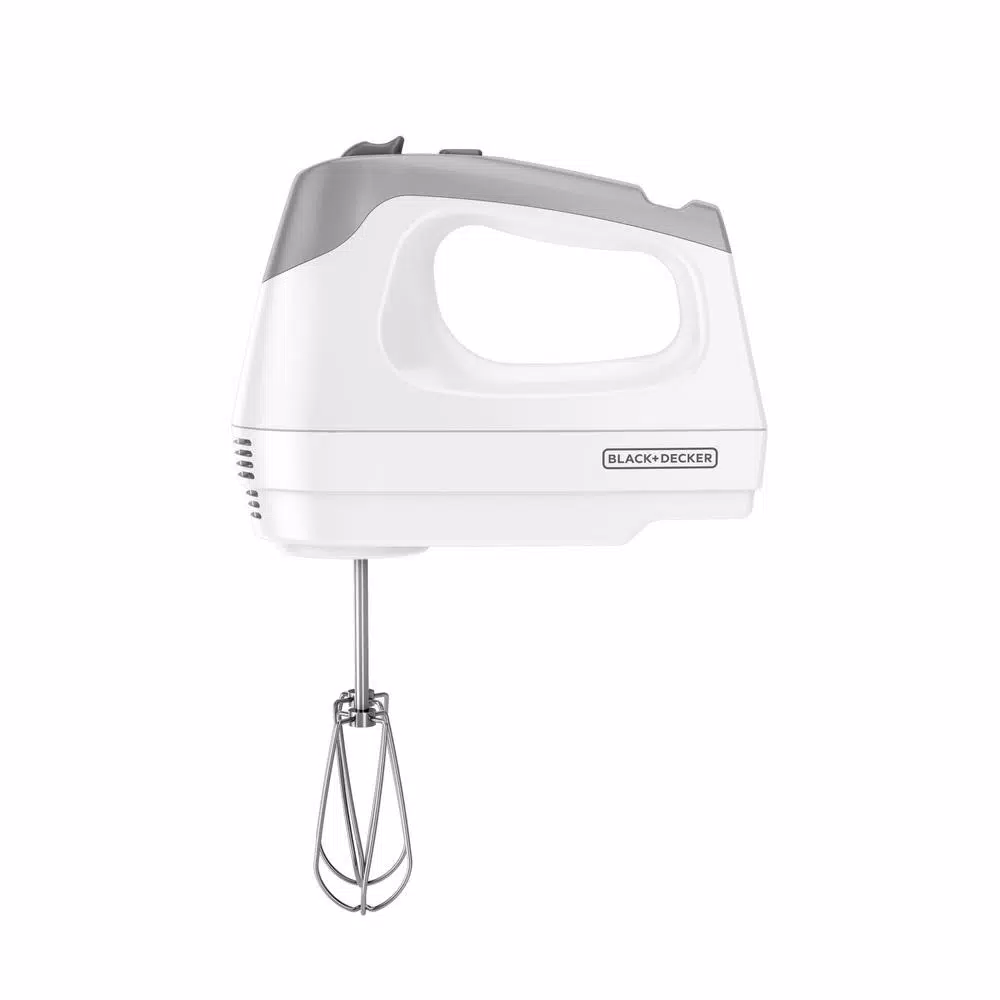 Brand new π BLACK+DECKER 6-Speed White Hand Mixer With Beater, Whisk, Whip And Dough Hook Attachments π - Image 3