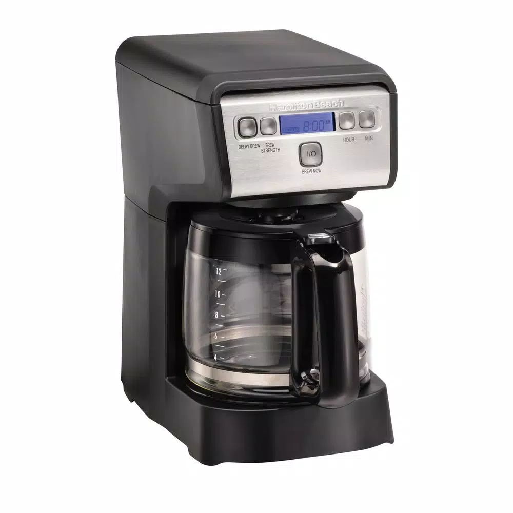Cheap π₯° Hamilton Beach Compact 12-Cup Black Programmable Drip Coffee Maker π§¨
