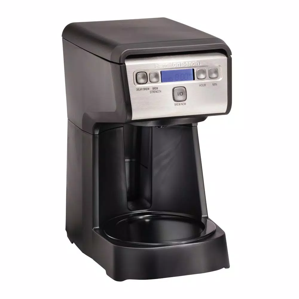 Cheap π₯° Hamilton Beach Compact 12-Cup Black Programmable Drip Coffee Maker 𧨠- Image 2