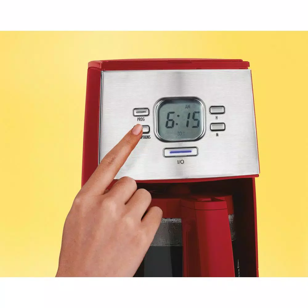 Promo π₯° Hamilton Beach 12-Cup Red Ensemble Coffee Maker β¨ - Image 3