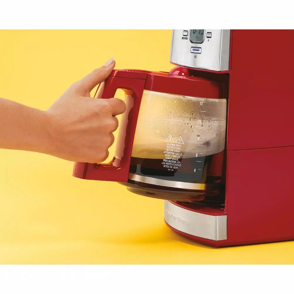 Promo π₯° Hamilton Beach 12-Cup Red Ensemble Coffee Maker β¨ - Image 5