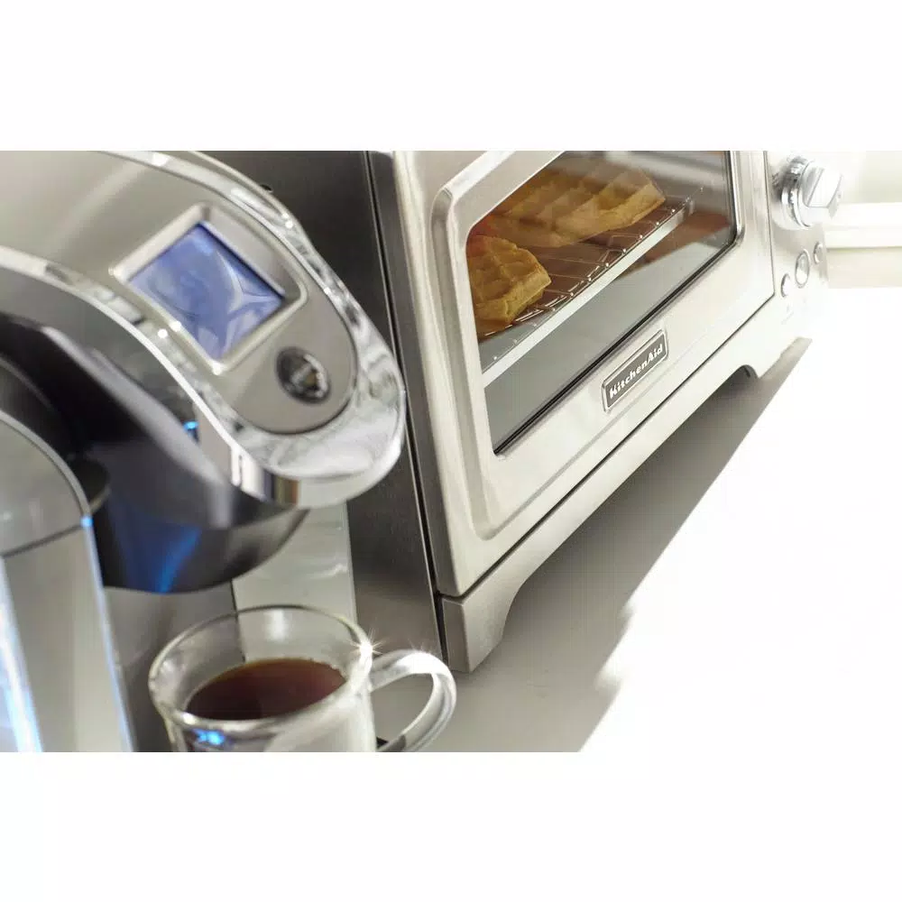 Brand new π KitchenAid 2000 W 4-Slice Stainless Steel Convection Toaster Oven β€οΈ - Image 8