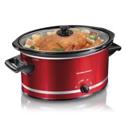 Budget π Hamilton Beach 8 Qt. Red Slow Cooker π