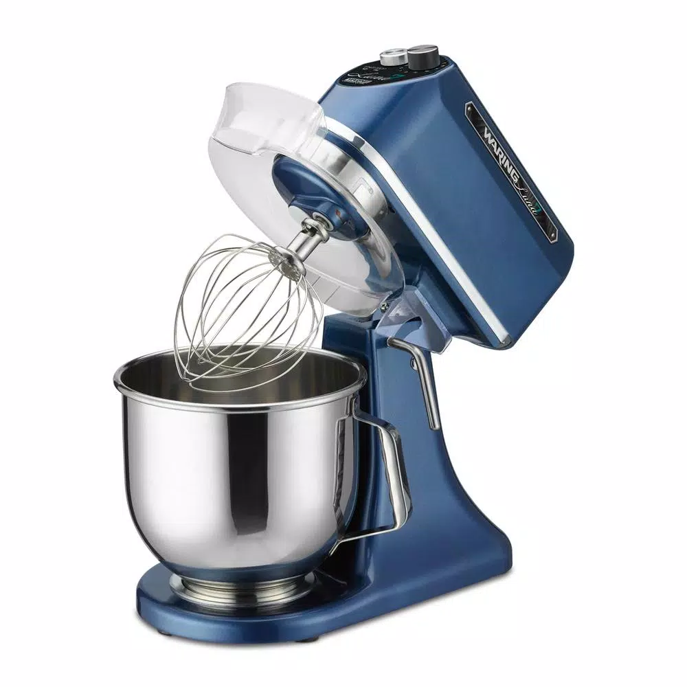 Outlet π Waring Commercial 11-Speed, Blue, Luna 7 β 7 Qt. Planetary Mixer, Includes Dough Hook, Mixing Paddle And Whisk 𧨠- Image 2